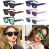 Ins Popular Chunky UV400 Shades Black Sun Glasses Thick Frame Sunglasses for Women Men