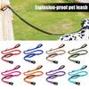 Heavy Duty Tactical Bungee Dog Leash Reflective No Pull Lead Rope