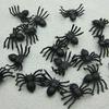50pcs/lot Plastic Black Spider Halloween Decoration Kids Funny Prank Trick Toy Haunted House Prop ARI