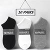 20pcs=10 Pairs/lot Spring Summer Women Cotton Ankle Short Socks Low Cut Invisible Breathable Solid Color Boat Ankle Socks