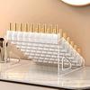 3/5/7 Tiers Acrylic Transparent Nail Polish Display Stand Lipstick Storage Box Plastic Nail Salon Cosmetic Tabletop Display Rack