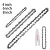 6 Inch Power Tool Saw Steel Chainsaw Chains Electric Saw Blade Replacement Electric Chainsaws