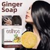 Hair Shampoo Polygonum Ginger Essence Hair Darkening Shampoo Soap Natural Organic Gray Reverse Hair Cleansing 1pc