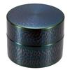Shinko Metal Tea Caddy Bronze Finish Medium (Capacity: 100g) Pure Copper Bronze Finish Hammered Tea Caddy BC-304B