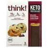 Think!, Keto Protein Bar, Chocolate Peanut Butter Cookie Dough, 5 Bars, 34G (1.2Oz) Each