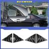 Car Accessories For Mazda 6 2002-2016 ABS Glossy Black Rear Window Shutter Cover Trim Window Louver Side Vent Trim 2pcs