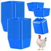 10 Pcs Chicken Cage Cups Hanging Feeding Cups Bird Food Bowls Bunny