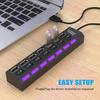 Practical USB Hub Universal Plug Play High-speed Transmission