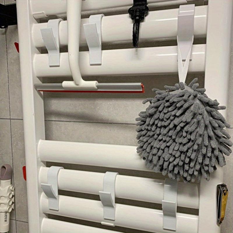 1pc/4pcs Towel Hook Hanger for Radiator Hanging, Bathroom Towel Hook, Clothes Drying Rack, Bathroom Accessories Hanging Dryin