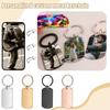 Epoxy Color Printing - Personalized Custom Lettering Stainless Steel Metal Keychain