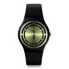 Swatch LEAFY LINE Monthly Drops Watch, SO32B117, Black