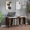 VidaXL Record Cabinet, Side Cabinet with Storage, Furniture for Turntable, Living Room Buffet, Modern, Brown Oak 831988