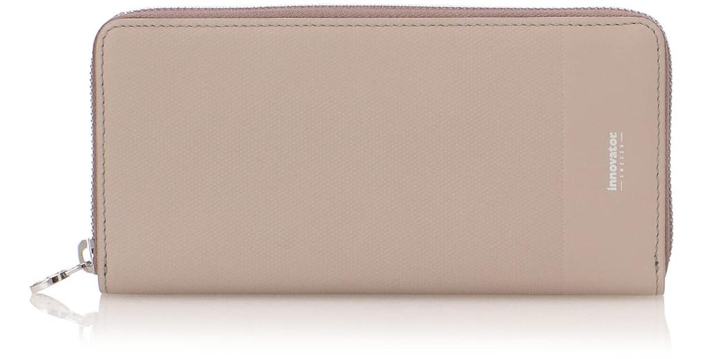 Round Zipper Wallet INW48 TAUPE [Innovator]