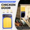 Automatic Chicken Coop Door With Solar Light Sensor Upgrad Waterproof Chicken Coop Door Easy Install Electric Poultry House Door