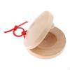 Kids Child Wooden Castanet Percussion Flamenco Musical Instrument Toy Early Learning