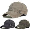 Wash Cotton Vintage Dad Hat Sun Protection Streetwear Hats Low Profile Cap  for Women Men Couple
