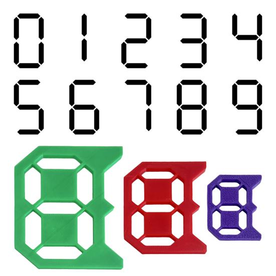 Digital Painting Template Set Plastic Number Stencil for Artists DIY Crafts And Home Decor Versatile Drawing Tools