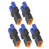 5Pcs EC5 To XT60 Adapter Rubber Plastic Copper Sturdy Accurate High Safety EC5 To Male Adapter for RC Car Aircraft Boat