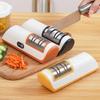 Electric Knife Sharpener with Whetstone and Quick Charging - Compact Kitchen Tool