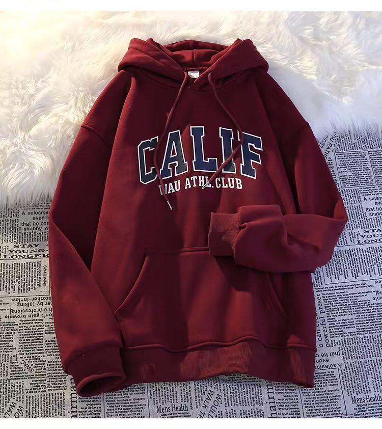 Men's Oversized Velvet Sweatshirt - Winter 2022 Korean Style