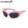 Spike Rectangle Sunglasses Women Men  Luxury Brand Designer Fashion Punk Sun Glasses for Male Steampunk Y2K Sports Sunglass