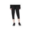 Ess 3S 3/4Pt Sl Womens Training Series Sports Breathable Moisture-Wicking Seven-Point Casual Pants Women Pants Black CZ5745