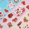 Decorative Stickers Strawberry Clipart Cute Creative Fresh Hand Account Decorative Sealing Stickers 46pcs