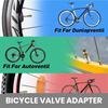 25Pcs/Set Bike Valve Adapter with Rubber Seal Inflator Needles American To British French Nozzles Universal Air Compressor Valve Connector