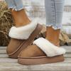 Fashion Women's Winter Fluffy Slippers  for Women Winter Fashion Platform Indoor Shoes Female Thick Warm Floor Slippers for Women