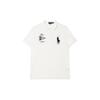 Polo Polo Collar Letter Print Polo Shirt Men Tops White MNPOKNI1N822477-100