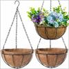 8/10 Inch Round Wire Plant Holder Metal Hanging Basket for Plants Flower Garden Pot Planters Pots for Home Balcony Decoration