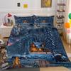 Duvet Cover Set Quilt Cover Set Courtyard Giant Trees Bedroom Decor Bedding Suit