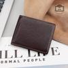 Waxed Leather Men's Bi-Fold Wallet with RFID, Dollar Clip & Multi-Card Holder
