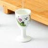 6pcs/Lot, Chinese Style Ceramics Small Wineglass, Sake Glass for Home, Vintage Liquor Wine Glass, Mini Goblet, Creative Wine Set