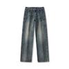 New Retro Jeans for Autumn and Winter, Men's Loose Japanese Work Pants, Washing Wide-leg Pants