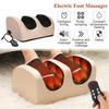 Electric Foot Leg Massager Remote Control Heating Therapy Shiatsu Kneading Rollers Relieve Fatigue Household Relaxation Device