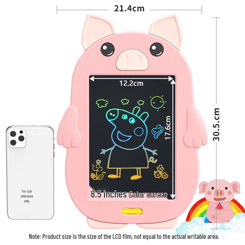8.5" Cartoon LCD Writing Tablet - Children's Drawing & Doodle Board