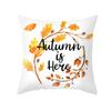 45x45cm Thanksgiving Decoration Maple Pumpkin Autumn Decoration Pillowcase Sofa Seat Cushion Cover Party Decoration Home Decor