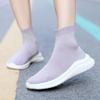 Fashion Men Sock Shoes Stretch Slip-On Men's Boots Knit Casual Sneakers for Men Summer 2025 Trendy Mesh Breathable Walking Men's Shoes