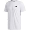 Comfortable Breathable Fashion Round Neck Short Sleeve T-Shirt Men Tops White FK1099