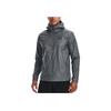 Under Armour Forefront Rain Logo Print Zip Hoodie Jacket Мужские куртки Персиково-серый 1321439-013