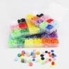 25-Color Resin Snap Button Set for Children's DIY Projects with Installation Tool