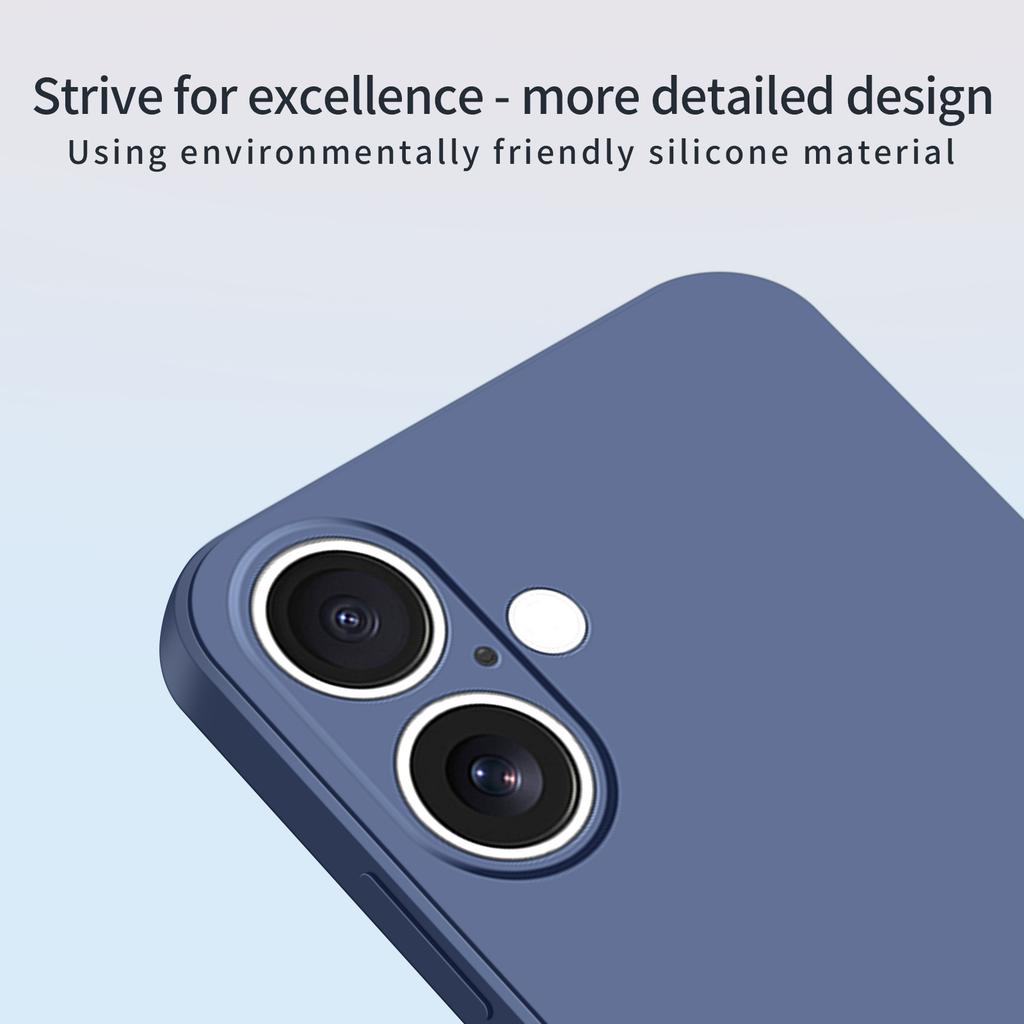 For iPhone 16 Plus Case MOFI Skin Touch Soft TPU Protective Phone Cover