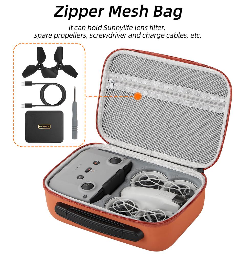 New Suitable for DJI NEO Storage Bag, Handheld Flight Camera Set, Portable Protective Box, and Drone Accessories Case