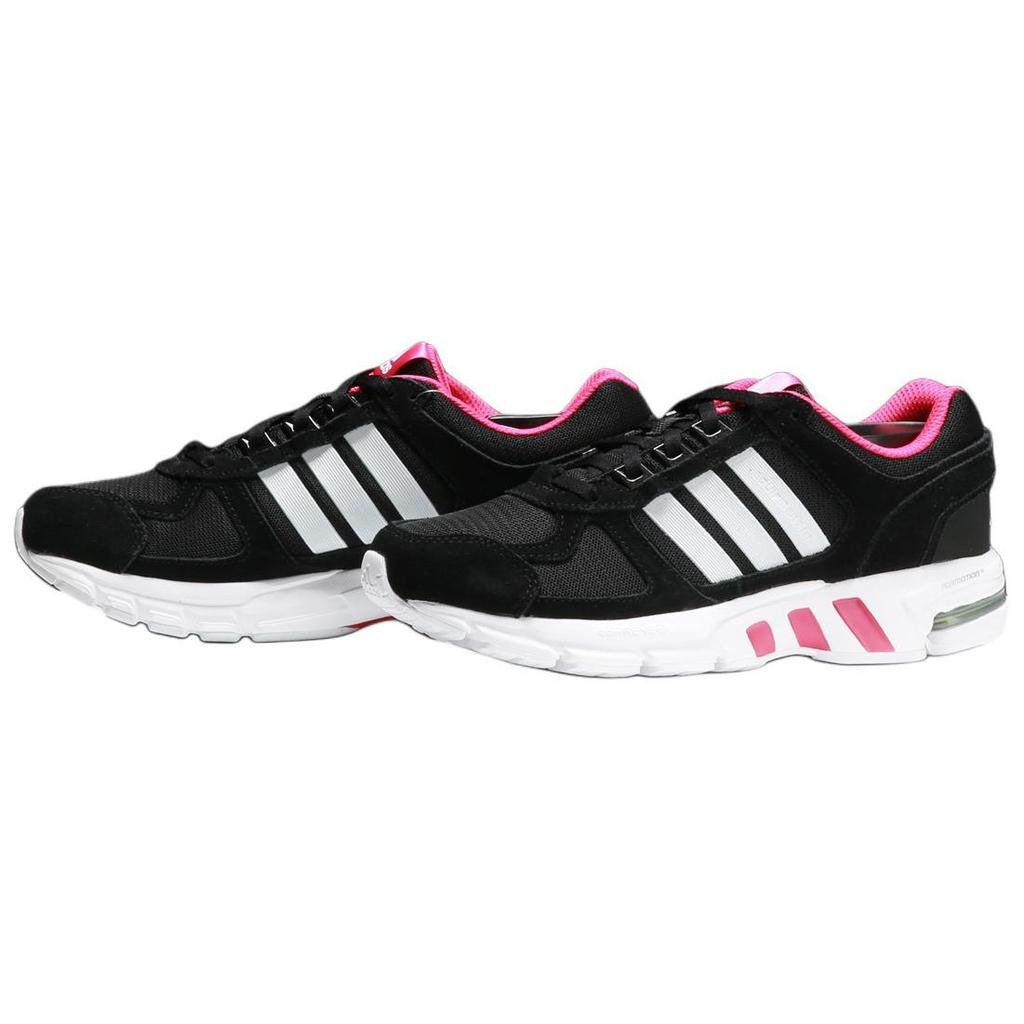 Adidas Equipment 10 Round Toe Lace-Up Shock Absorbing Non-Slip Wear-Resistant Low-Top Running Shoes Unisex Running Shoes Black Purple AC8560