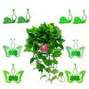 20Pcs/Set Climbing Plant Clip Self-adhesive Non Marking Butterfly Plant Climbing Wall Fixture Clips