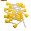 50pcs/bag Dental Silicone Rubber Delivery Mixing Head Mixing Tube Impression Nozzle Impression Material Injection Dental Tool