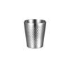 Hammered Texture Double-Wall Beer Cups Stainless Steel Milk Mugs Cold Water Drinks Cup  Drinkware