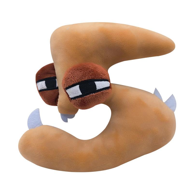 0-9 Number Lore Plush Toy Character Doll Kawaii Stuffed Animal Alphabet Lore Plushie Toys for Children Educational Gifts