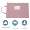 Portable File Holder with Lanyard Zipper Closure Waterproof Multipurpose Work File Holder Document Organizer Office Supplies